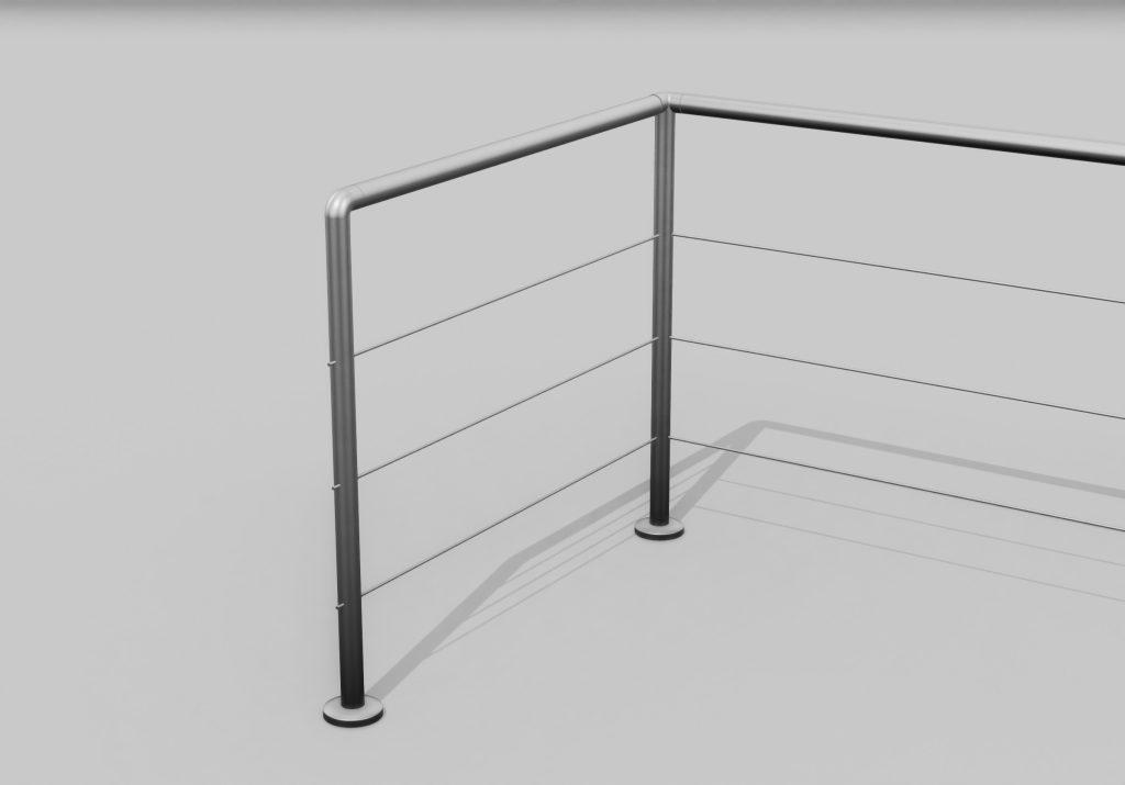 Qwares® Custom Round Stainless Steel Wire Balustrade Posts Supplier